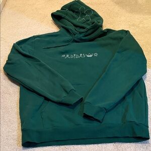 Adidas Forest Green Men's Hoodie size medium